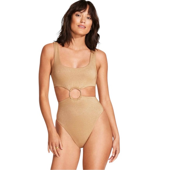 Vitamin A Other - Vitamins A The Icon One‎ Piece - Golden Glow Metallic Size M